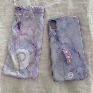 Purple marble Loop Case for IPhone xMax